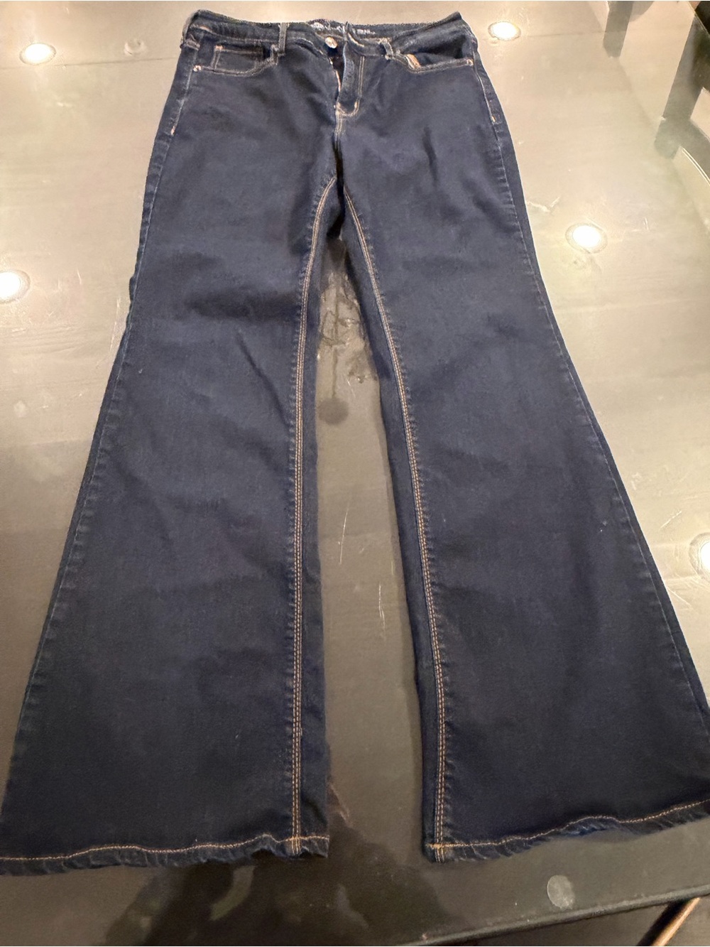 Old Navy Dark Blue Flared Jeans
